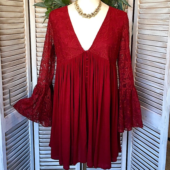 Dresses & Skirts - CRIMSON RED DRESS/TUNIC